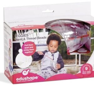 New Edushape Eggies Nest & Thread Beads